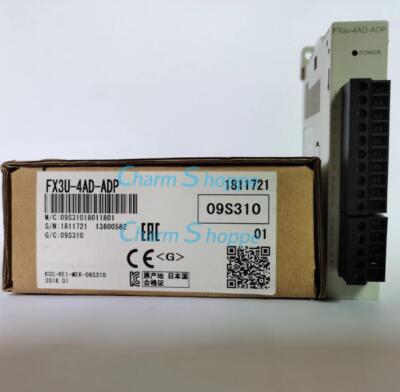 1PCS Original Mitsubishi FX3U-4AD-ADP New Brand In Box FX3U4ADADP