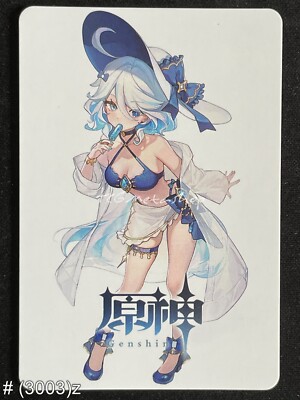 🔥 # 3003 Furina Genshin Impact Goddess Story Anime Card ACG | eBay