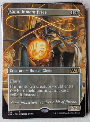 MTG | Containment Priest | NM | EN | M21 314 | Alternate Art