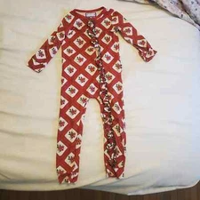 OG SweetHoney Elf Print Christmas layette 4t