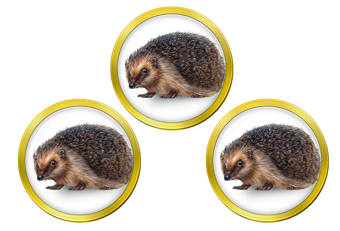 Hedgehog Golf Ball Markers