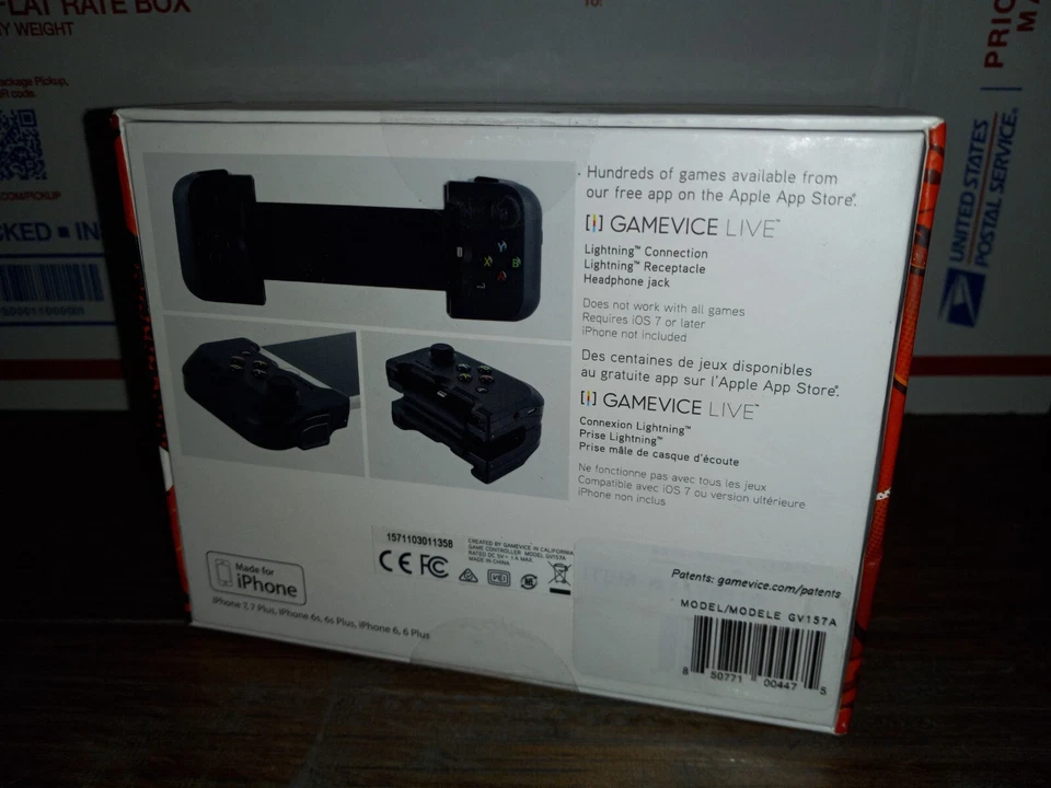 New! Gamevice Apple MFi Certified Game Controller for iPhone - Black (GV157A) - Image 2 of 2