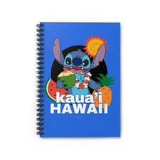 Cute Hawaiian Spiral Notebook - Ruled Line, Aloha Gift, Summer Journal, ... 