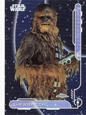 STAR WARS Topps Chrome 2024 Rebel Alliance Chewbacca Refractor RA-4