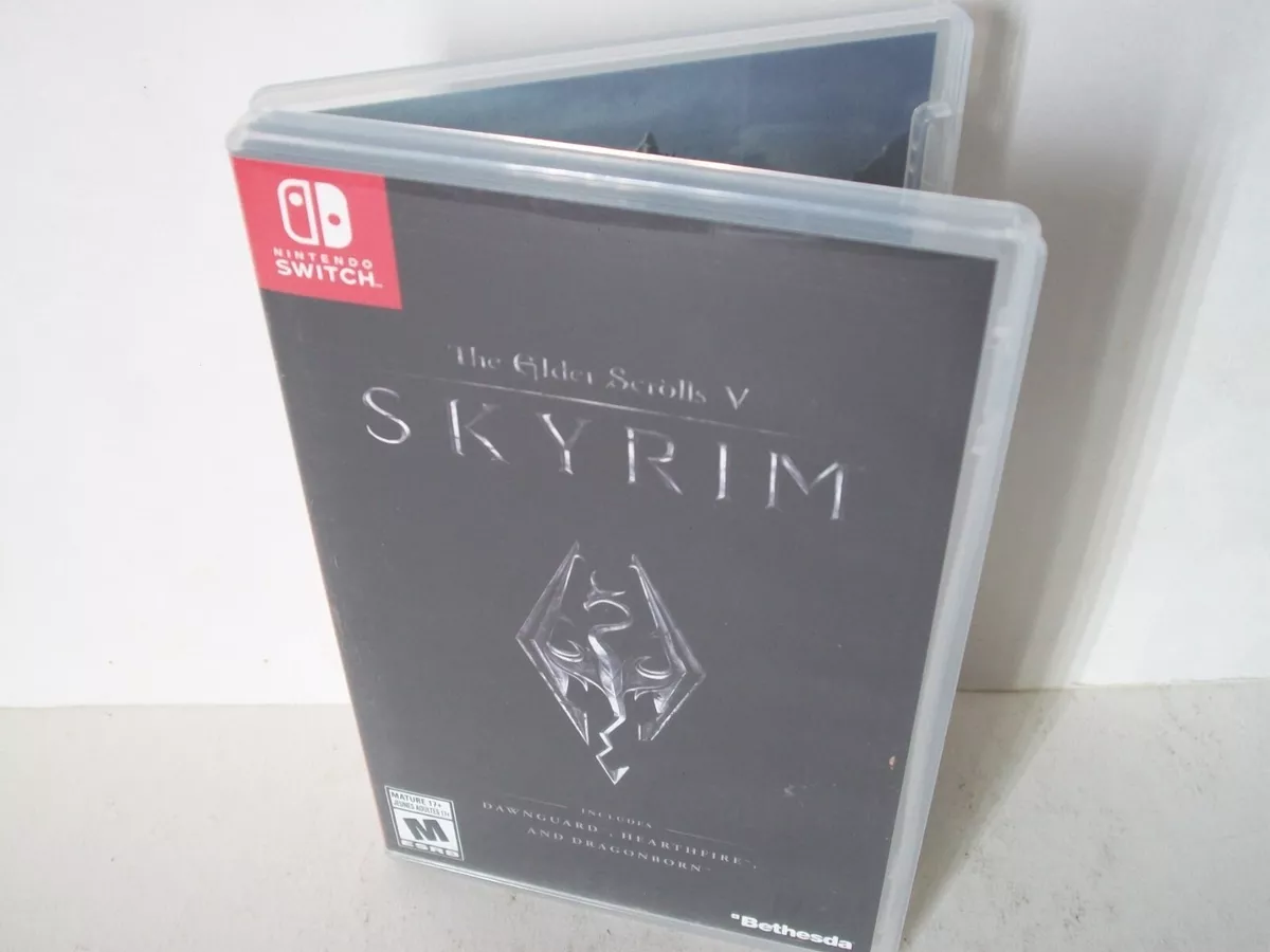 The Elder Scrolls V 5 Skyrim Nintendo Switch Game Case Cartridge RPG  Bethesda