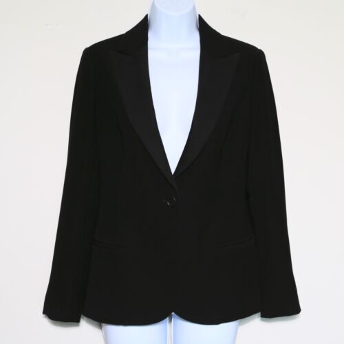 THE ROW - Black Tailor Made Tuxedo Style 1-Button… - image 1