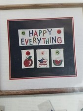 Better Homes  Gardens Craft Creations HAPPY EVERYTHING Kit Counted Cross Stitch