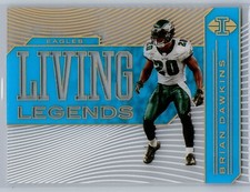 /299 2020 Panini Illusions - Living Legends Baby Blue #LL17 Brian Dawkins - HOF