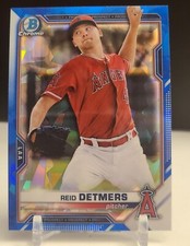 2021 Bowman - Chrome Prospects Reid Detmers Sapphire #BCP-26