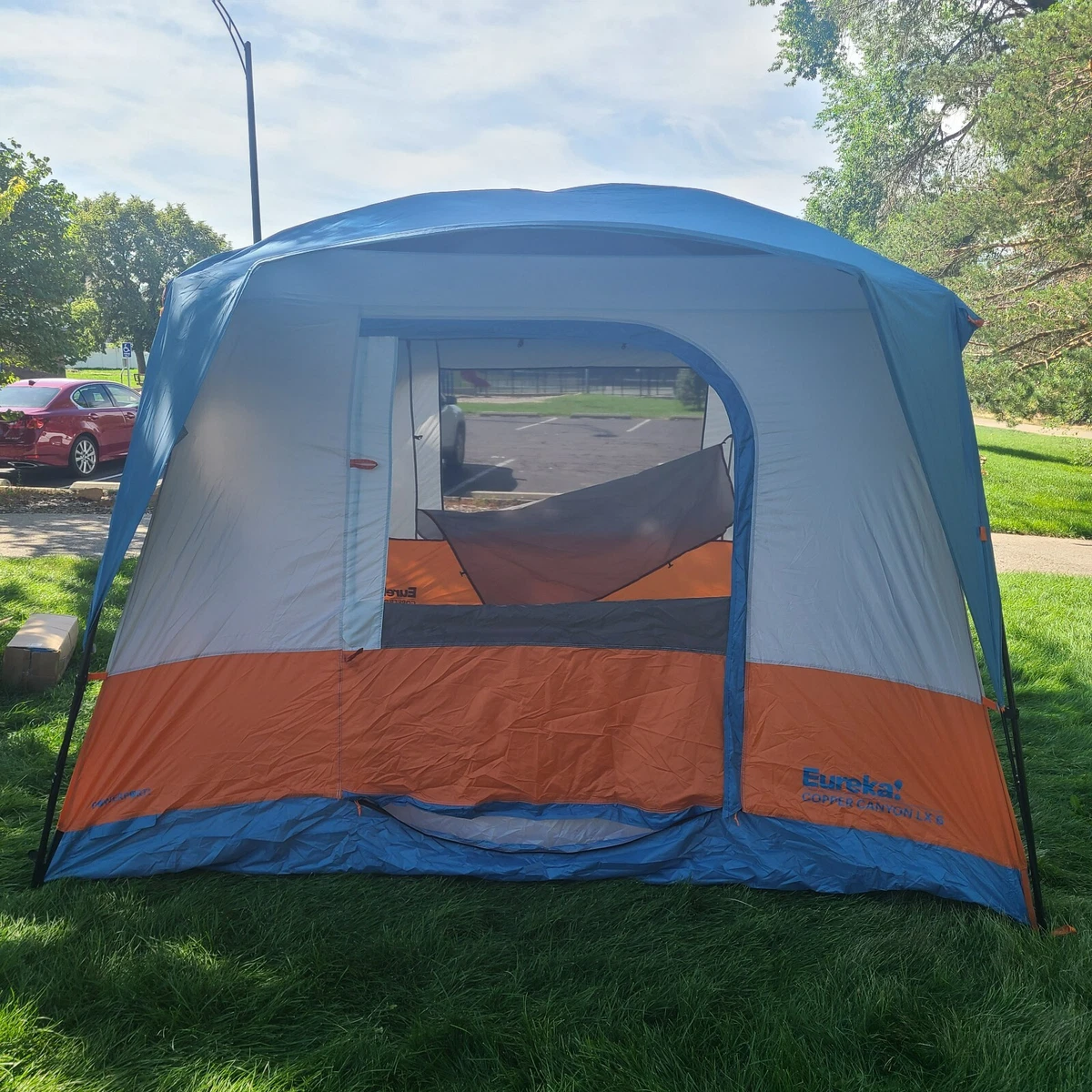 Portuguese Excuse me dealer eureka copper canyon lx 6 person tent Mansion Using a computer Telemacos