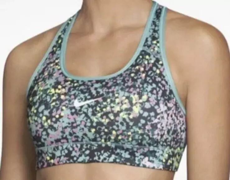 Nike Pro Paint Splatter Sports Bra Size X Small No Padding Running Gym  Athletic