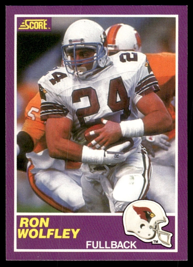 1989 Score Supplemental Ron Wolfley Phoenix Cardinals #375S DESCRIPTION MAY NOT