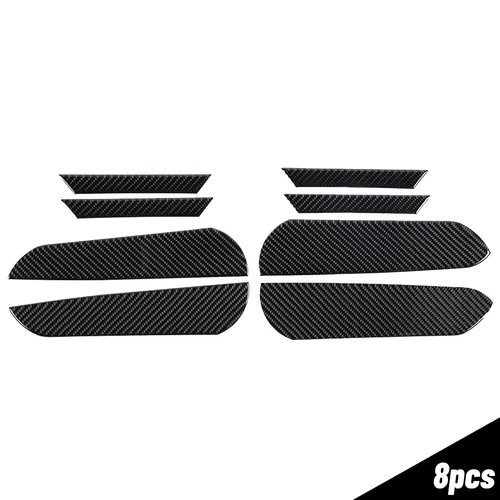 8pcs Inner Door Handle Panel Trim Decor Sticker For Dodge Ram 2018+ Carbon Fiber - Bild 6 von 7