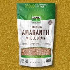 Organic Amaranth, Whole Grain, 16 oz (454 g)
