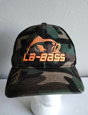Nice Camouflage LA BASS Fish Cap Hat 