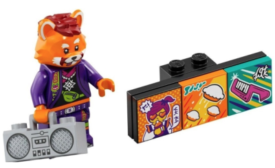 リョン Lego Red Panda Dancer 43101 Bandmates Series 1 Vidiyo Minifigure