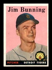 1958 Topps #115 Jim Bunning   EXMT X3283368