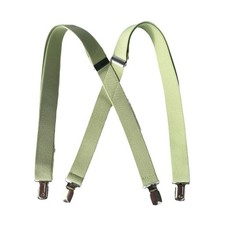 25mm Thickened X-shaped Adult Four Clips Braces Suspenders Heavy Duty Trousers