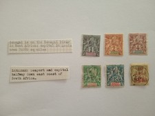 1892 - French Senegal and it's Dependencies "Navigation and Commerce Series