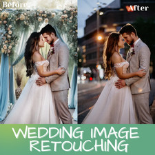 Wedding Photography Retouching | Natural & Elegant Look, Perfect Skin & Soft Ton