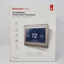 Honeywell RTH9585WF Programmable Smart Color Thermostat in Gray, A