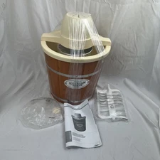 Nostalgia Electric Ice Cream Maker - Old Fashioned Soft Serve Ice Cream Machine