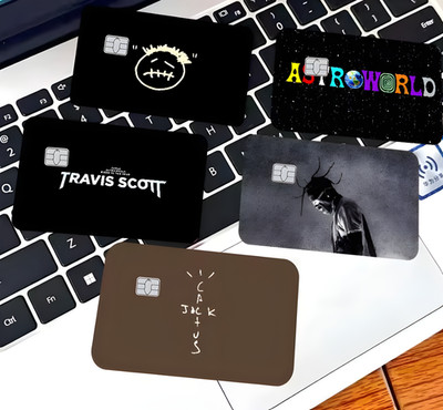 Travis Scott Astroworld Credit & Debit Card Sticker, Waterproof Chip Card Skin