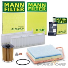 MANN-FILTER INSPEKTIONSPAKET FILTERSATZ A FÜR PEUGEOT PARTNER 1.6 HDi BJ 08-