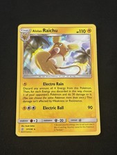 Alolan Raichu 57/236 Sm-Unified Minds Holo Pokémon TCG - DMG on eBay