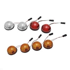 8 Pieces 73mm Complete Interior LED Light Upgrade Kit Fit For Land Rover 90 110