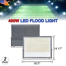 400 Watt Led Flood Light Outdoor Lighting Led Garden Docks Barn Lights 2 Pack