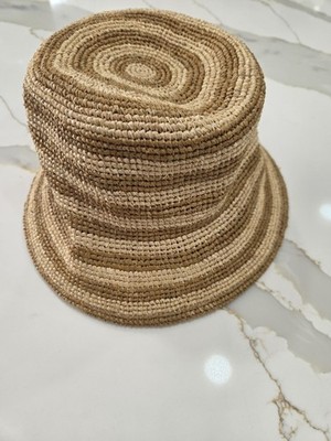 Lack Of Color THE INCA BUCKET HAT IN NATURAL Sz S NWT $150  display picture 3
