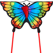 Rainbow Butterfly Kites for Kids and Adults, Easy to Fly Large Single Line Kites
