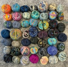 1kg Wollreste, Sockenwollreste, Markenwolle