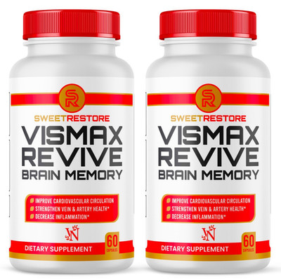 Vismax Revive Brain Memory Support Supplement Vismaxrevive Cognitive help 120ct