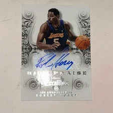 2014-15 Panini Excalibur High Praise Signatures Robert Horry #9 Auto Rare Mint