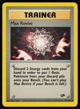 Max Revive [1st Edition] #117 Prices | Pokemon Gym Challenge | Pokemon Cards