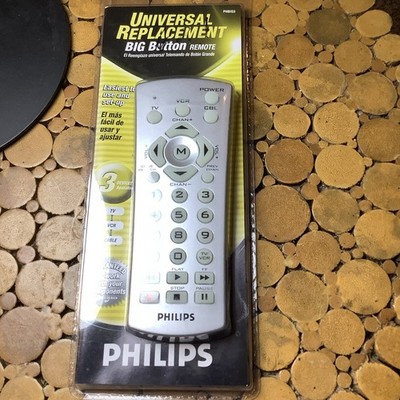 Philips Universal Remote Control PM335 TV VCR DVD CABLE CBL S