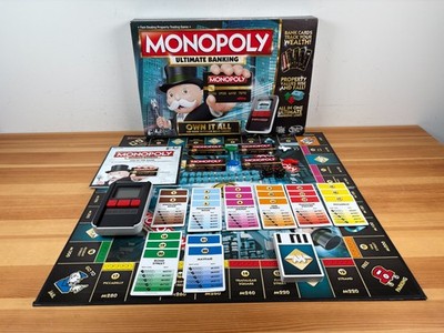 Monopoly Ultimate Banking Edition Brettspiel Hasbro elektronische Bankkarten