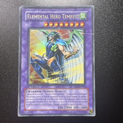 Yu-Gi-Oh! TCG Elemental Hero Tempest 1st Edition EEN-EN034 Kazuki Takahashi