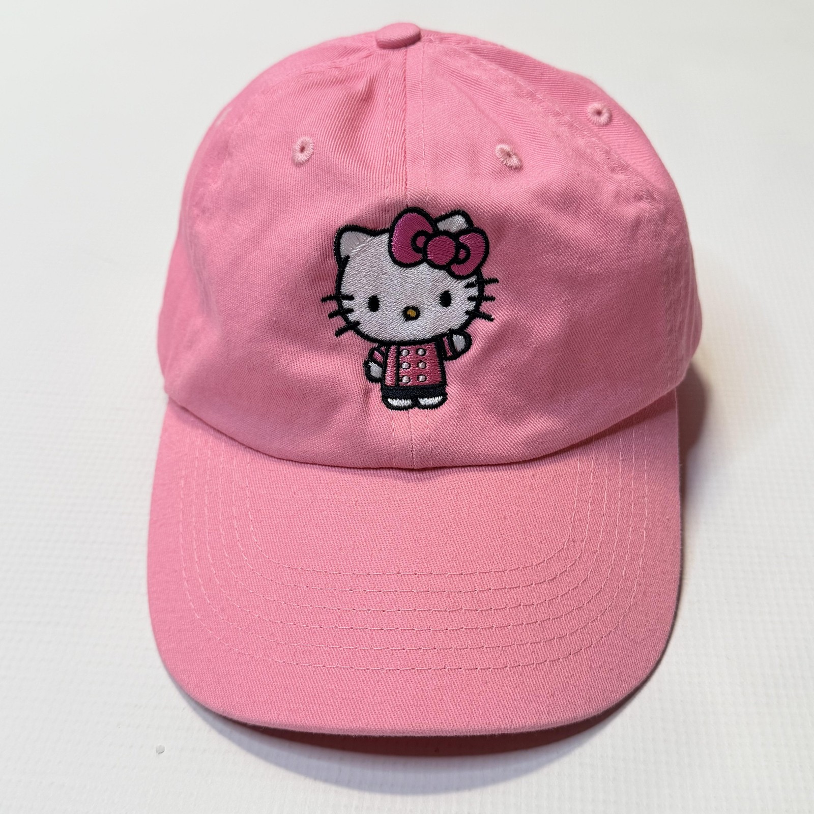 Hello Kitty Cafe Hat Cap Baseball Strap Back Pink… - image 1