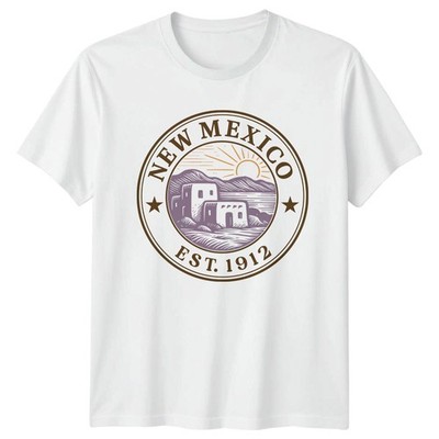 New Mexico Est 1912 T-Shirt Southwestern Geschichte Reise Geschenk für Sie und Ihn