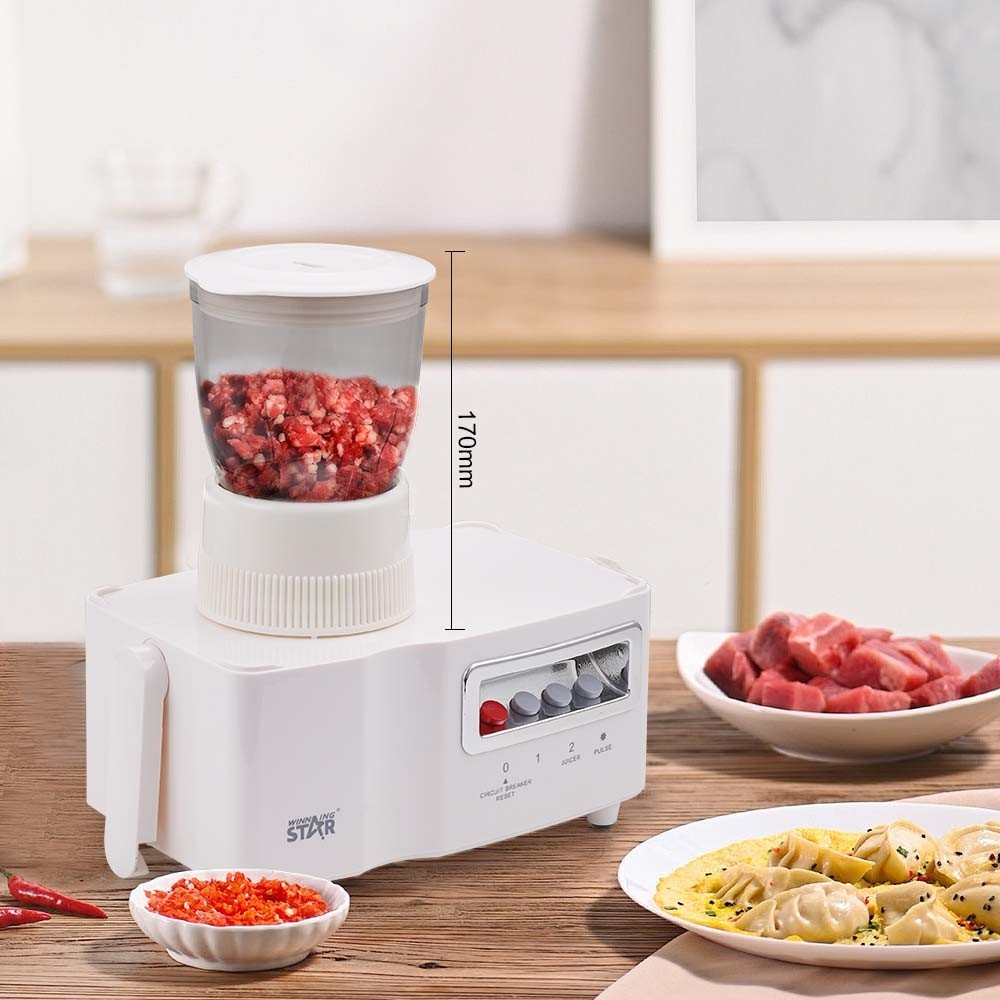 4-1 Juicer White classic, Blender, Juicer, Grinder and Food Processor all in one