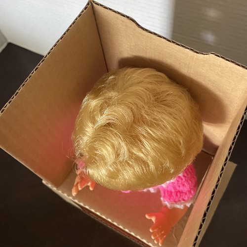 Vintage Tiny Chatty Baby 11” Pink Doll Girl Original Box NRFB She Talks! - Picture 6 of 12