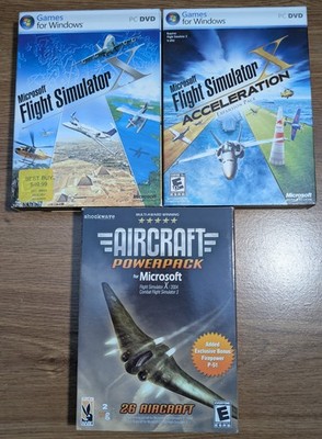 Microsoft Flight Simulator X with  Expansion - Acceleration / Aircraft Powerpack