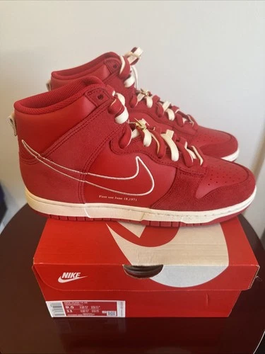 Nike Dunk Hi SE First Use Red Size 9.5M