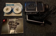 GAF SS 250 XL SUPER 8mm Movie Camera- Synchronized Sound Chinon Reflex Zoom f1.1