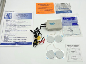 Biomedical Life Systems Impulse TENS D5 Unit With Case Manual Electrodes