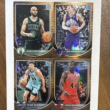 Topps Bowman Chrome NBA Basketball Card Lot White Markkanen Salaun Williams (4)
