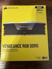 CORSAIR VENGEANCE RGB DDR5 RAM 32GB 2x16GB 6000MHz